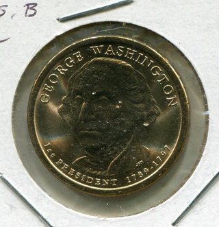 2007 P Washinton Dollar-Position B Lettering-B.U.