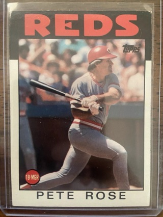 1986 Topps Pete Rose #1