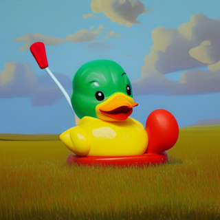 Listia Digital Collectible: Rubber Duckie in the Field