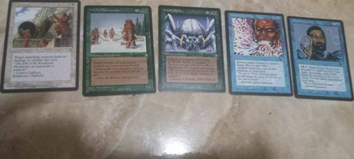 Mtg ice age vintage 5 cards