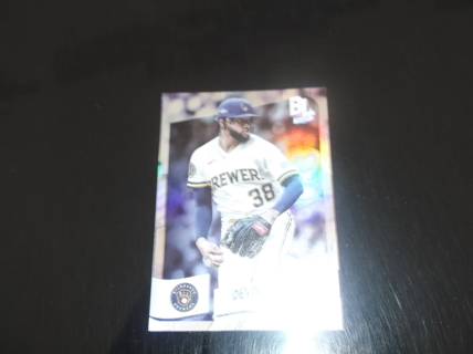 2024 Topps Big League  Devin Williams   Uncommon Rainbow Foil  card  249  milwaukee   Brewers