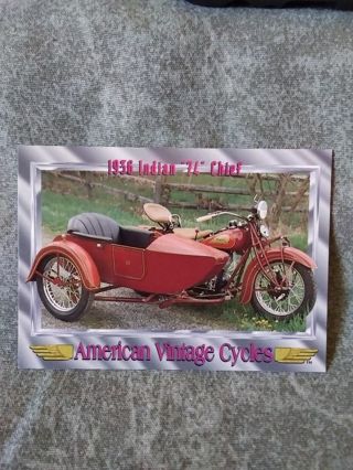 American Vintage Cycles Trading Card # 54