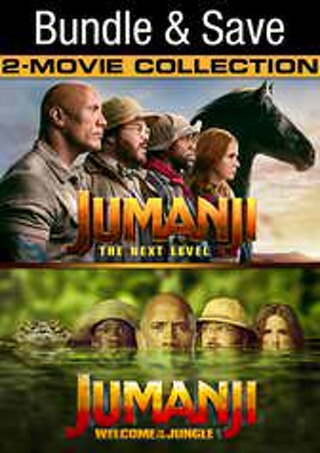 Jumanji: Welcome to the Jungle & Next Level "HDX" Digital Movie Code Only UV Ultraviolet Vudu MA