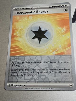 Pokemon Therapeutic Energy reverse holo card 193/193