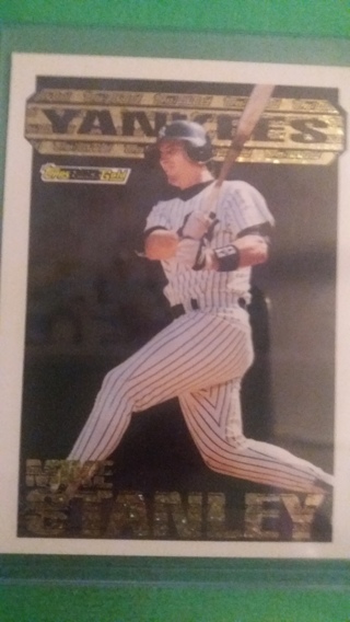 mike stanley baseball card free shipping