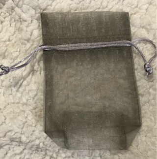 Gray Organza Bag