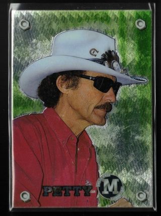 Richard Petty - 1996 Press Pass Metal Force #14 - NASCAR STAR - Mint card