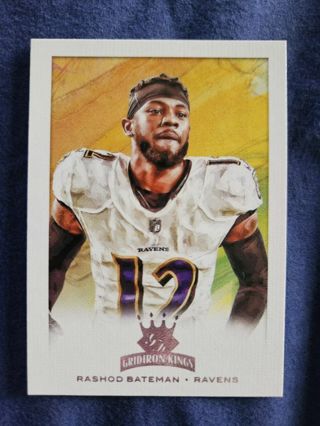 2021 Panini Chronicles Gridiron Kings Rookie Rashod Bateman