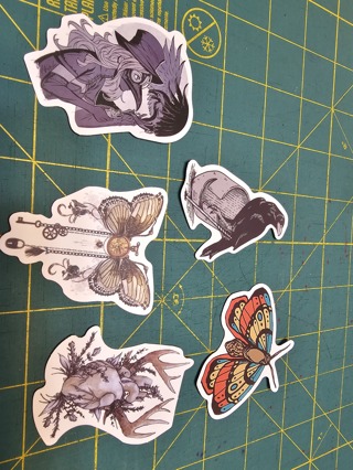 5 stickers