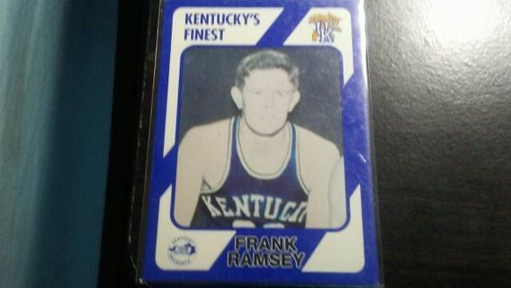 1989 COLLEGIATE COLLECTION KENTUCKYS FINEST FRANK RAMSEY BASKETBALL CARD# 44