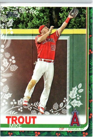 2019 Topps Mike Trout Holiday HW31