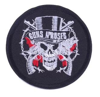 GUNS N ROSES Band Patch IRON ON Patch Music Band Fan Clothing Embroidery Applique Decoration