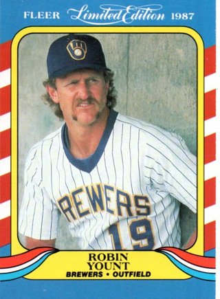 1987 Fleer Robin Yount Limited Edition