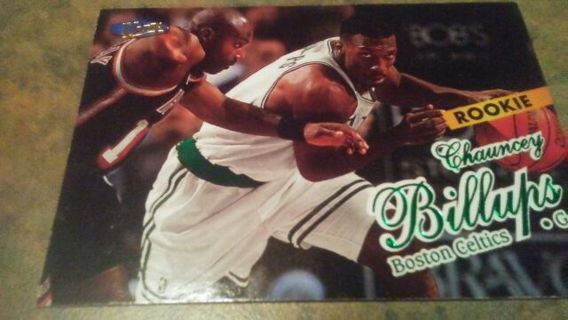 1998 FEER ULTRA ROOKIE CHAUNCEY BILLUPS BOSTON CELTICS BASKETBALL CARD# 187