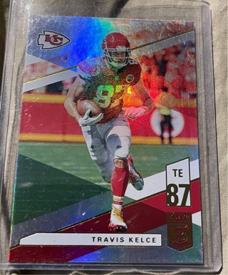 2019 Panini DONRUSS ELITE Foil Refractor Travis Kelce 