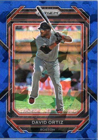 2023 Panini Prizm David Ortiz Blue Ice