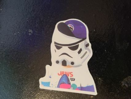 Disney Star Wars Storm Trooper Jaws Sticker