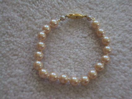 Vintage Faux Pearl Bracelet