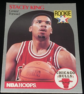 1990 ⭐⭐ NBA Hoops Stacey King Rookie #66 Rookie ⭐⭐ Chicago Bulls