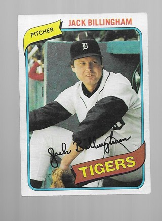 1980 TOPPS JACK BILLINGHAM #603