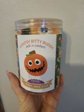 Jack o lantern scentsy bitty buddy new