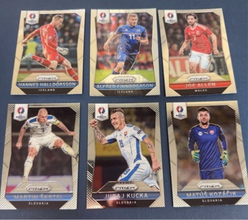 2016 Panini Prizm euro soccer lot