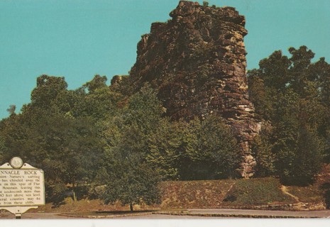 Vintage Unused Postcard: f: Pinnacle Rock Route 52, WV