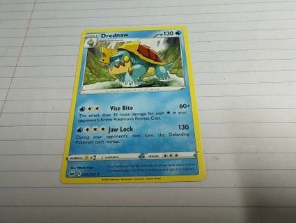 Pokemon Drednaw SWSH Base Set Black Star Rare