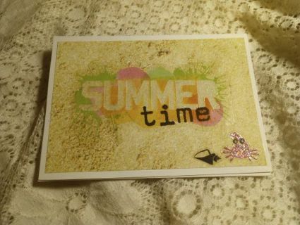 Summer greeting card