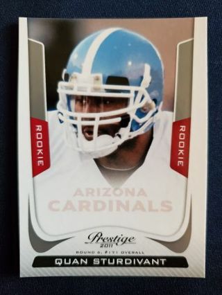 2011 Panini Prestige Rookie Quan Sturdivant