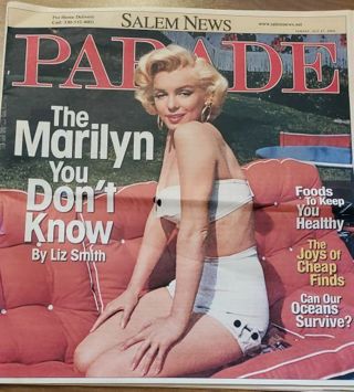 2008 local newspaper 20 page insert! Story on Marilyn Monroe!