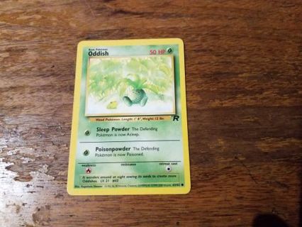 Pokemon Team Rocket Set Oddish 63/82