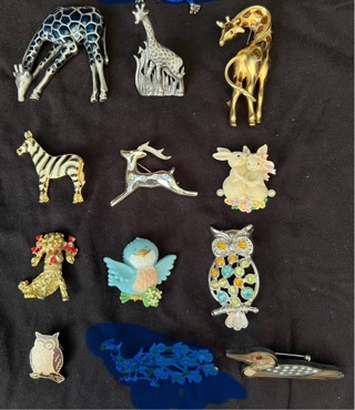 Animal Brooches (Pick 1)