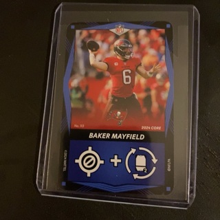 2024 Mattel Uno Elite Baker Mayfield #113 Blue Base