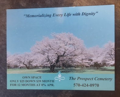 Prospect Cemetery Postcard 