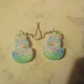 Acrylic Cute Easter Earrings