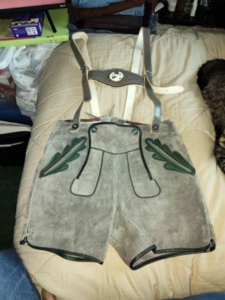 Vintage German Men's Lederhosen