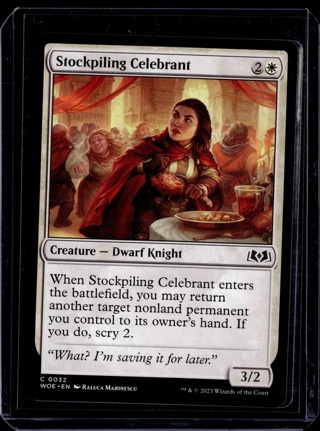 Stockpiling Celebrant - 32 - WOE - NM - MTG Magic the Gathering