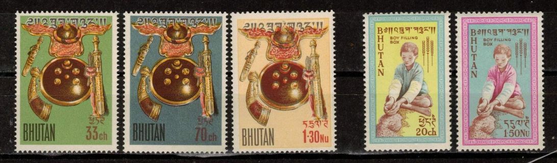 Bhutan 2 Sets from 1963