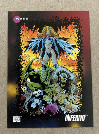 1992 Marvel Universe Series III 3 # 188 Inferno