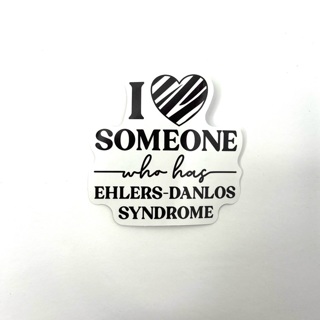 I ❤️ Someone Who has Ehlers Danlos Syndrome Sticker 