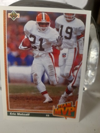 1991 Eric Metcalf UD MVP Cleveland Browns