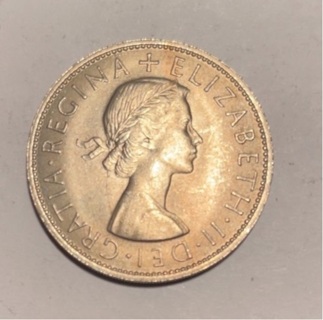 1967 BU British Half Crown Coin