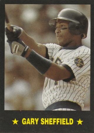 1989 Pacific Cards & Comics Series III #8 GARY SHEFFIELD Rookie Card RC 