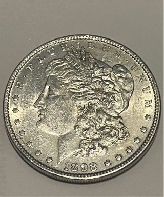 1898 Morgan Silver dollar 