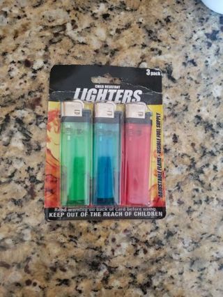 3pk brand new lighters