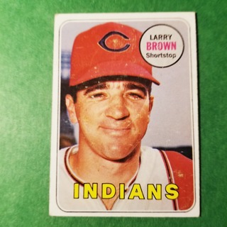 1969 - TOPPS BASEBALL CARD NO. 503 - LARRY BROWN - INDIANS