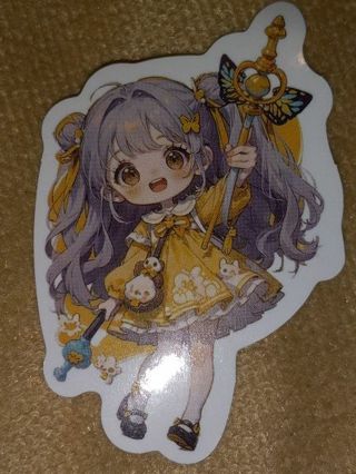 Anime Cute nice 1⃣ vinyl sticker no refunds regular mail only Very nice quality!