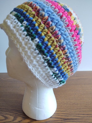 Hand Crocheted Slouch Hat 