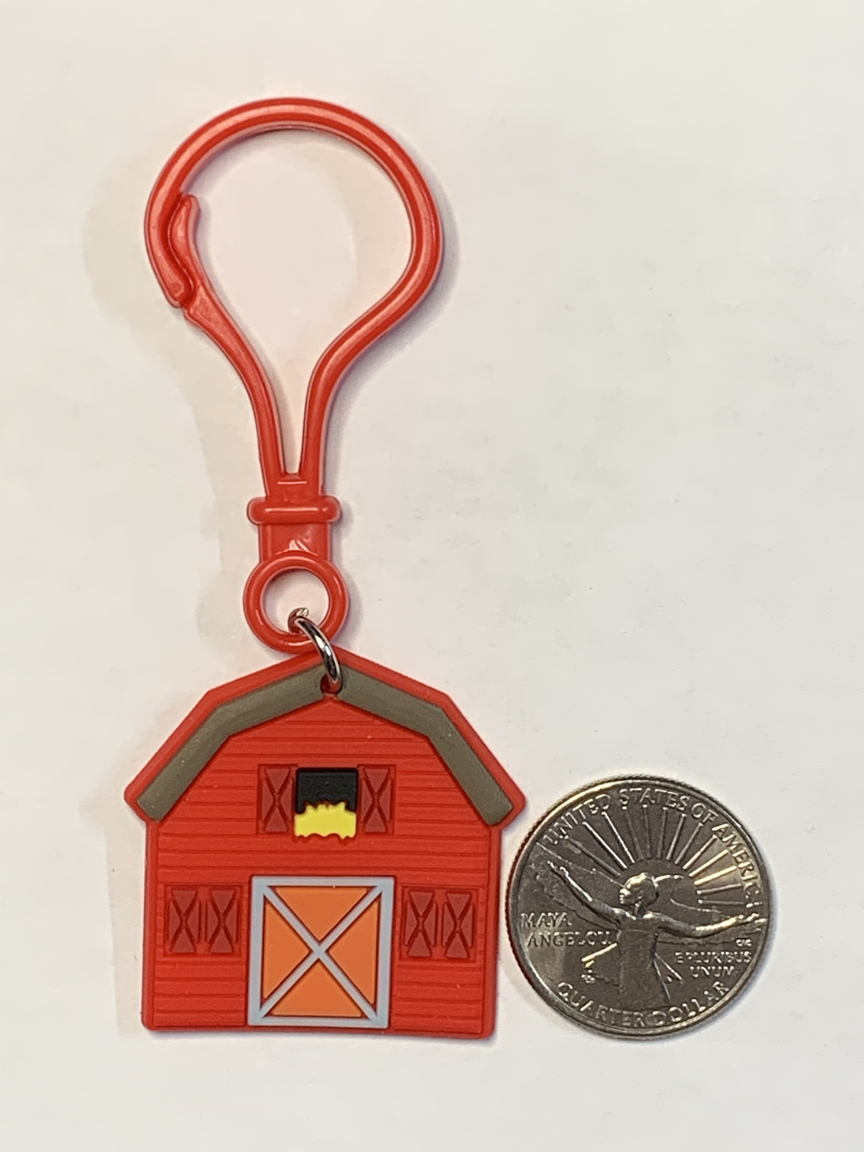 FREE: FARM/ANIMAL KEYCHAIN~#1~BARN~1 KEYCHAIN ONLY~FREE SHIPPING!